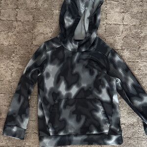 Black and Gray UA Hooded Sweatshirt